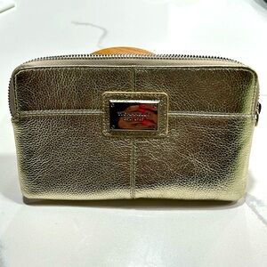 TIGNANELLO gold clutch wallet